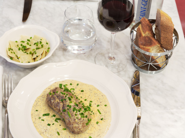 Rocaille - Bistrot, terrasse, vins Andouillette fraise de veau (suggestion)