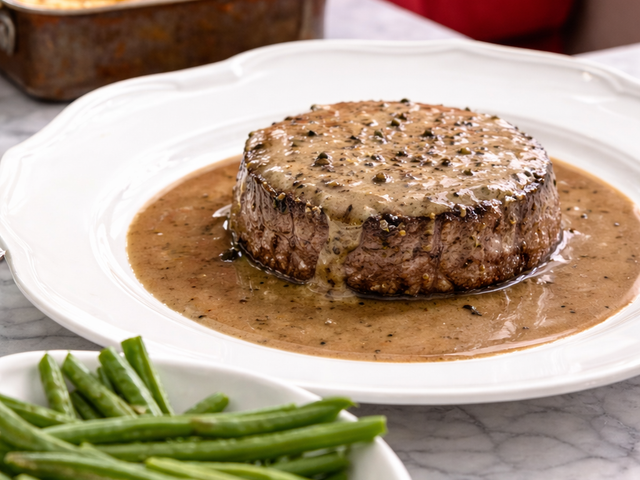 Rocaille - Bistrot, terrasse, vins Boeuf Chateaubriand Poivre