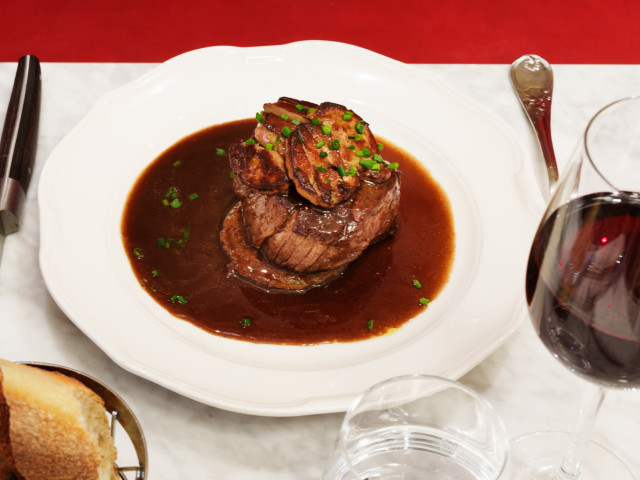 Rocaille - Bistrot, terrasse, vins Filet de Boeuf Chateaubriand Rossini