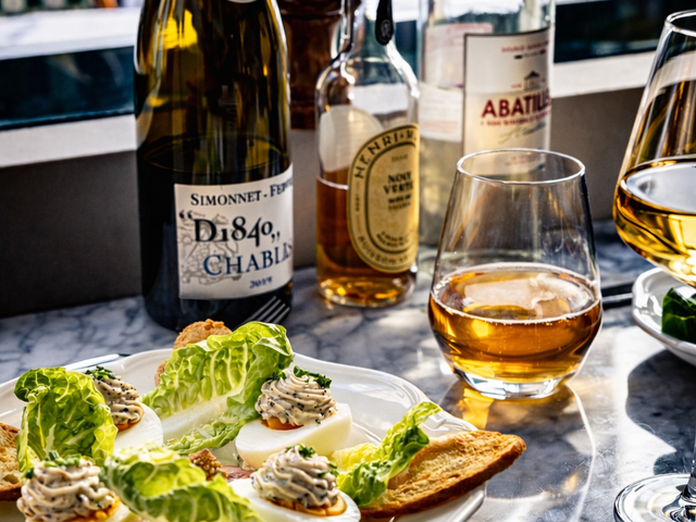 Rocaille - Bistrot, terrasse, vins Oeuf mayo truffée