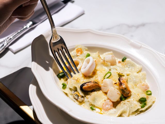 Rocaille - Bistrot, terrasse, vins Ravioles fruits de mer